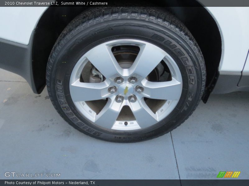 Summit White / Cashmere 2010 Chevrolet Traverse LTZ