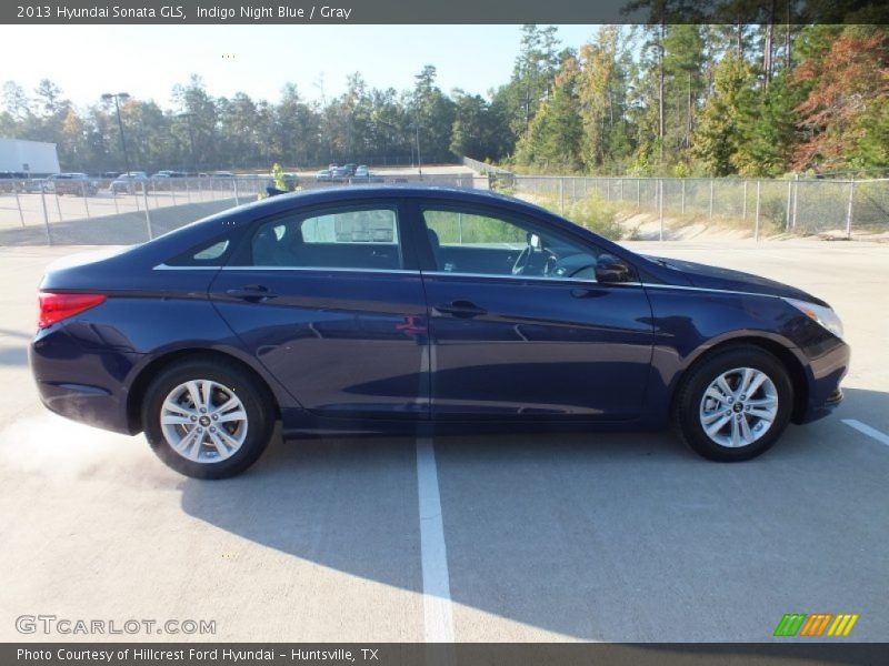 Indigo Night Blue / Gray 2013 Hyundai Sonata GLS