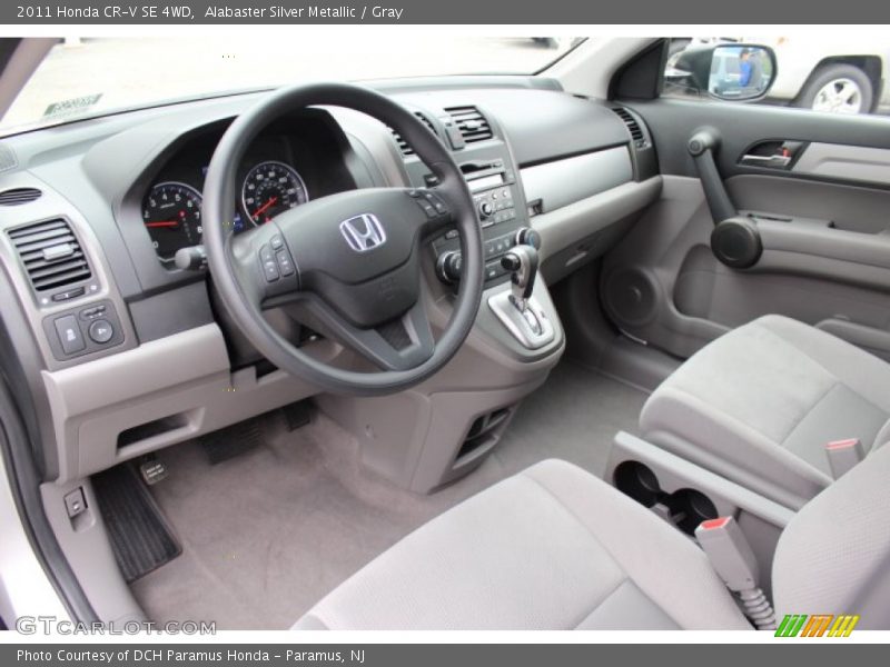 Gray Interior - 2011 CR-V SE 4WD 