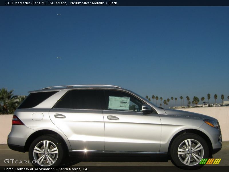 Iridium Silver Metallic / Black 2013 Mercedes-Benz ML 350 4Matic