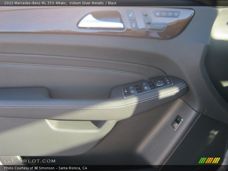 Iridium Silver Metallic / Black 2013 Mercedes-Benz ML 350 4Matic