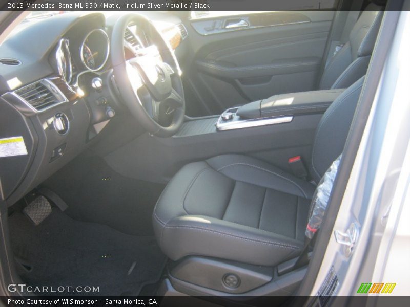 Iridium Silver Metallic / Black 2013 Mercedes-Benz ML 350 4Matic