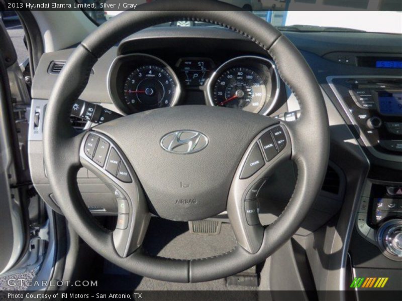 Silver / Gray 2013 Hyundai Elantra Limited