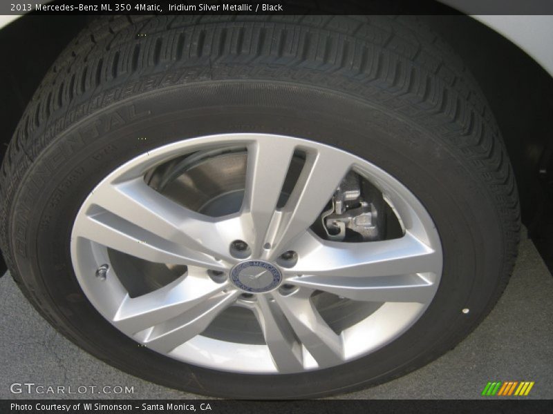 Iridium Silver Metallic / Black 2013 Mercedes-Benz ML 350 4Matic