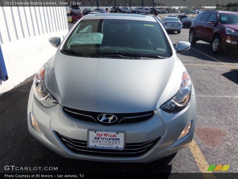 Silver / Gray 2013 Hyundai Elantra Limited