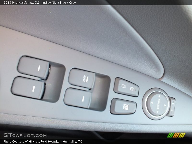 Indigo Night Blue / Gray 2013 Hyundai Sonata GLS