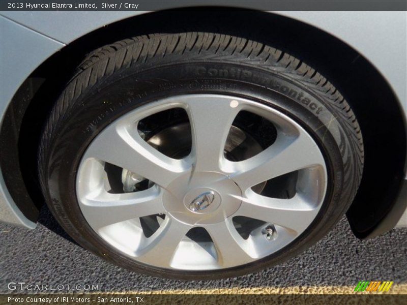 Silver / Gray 2013 Hyundai Elantra Limited
