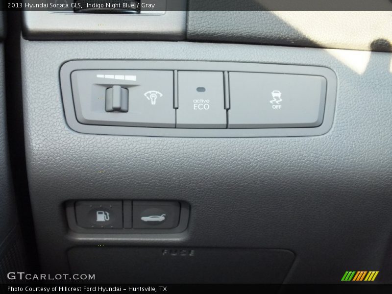 Indigo Night Blue / Gray 2013 Hyundai Sonata GLS