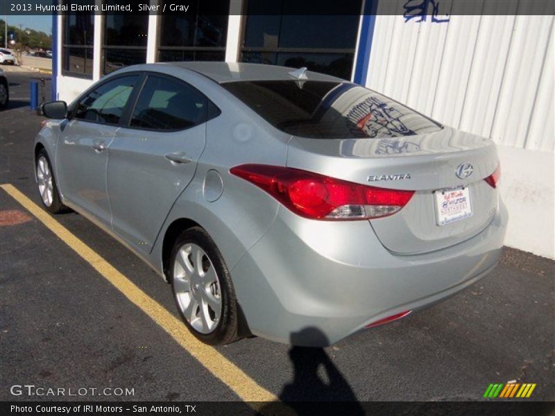 Silver / Gray 2013 Hyundai Elantra Limited