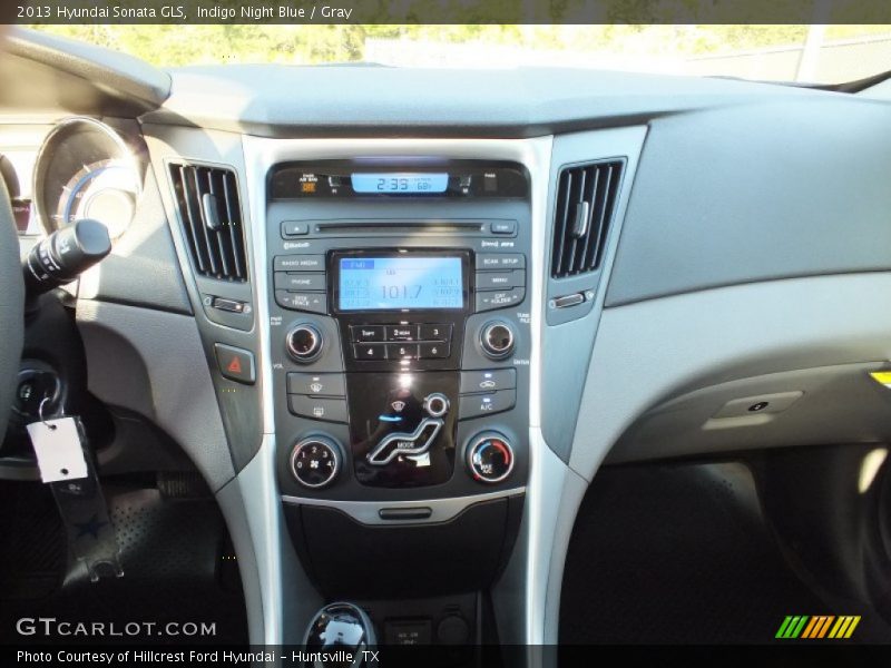 Indigo Night Blue / Gray 2013 Hyundai Sonata GLS