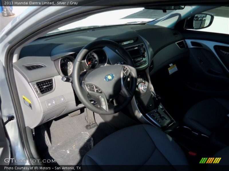 Silver / Gray 2013 Hyundai Elantra Limited