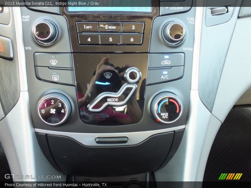 Indigo Night Blue / Gray 2013 Hyundai Sonata GLS