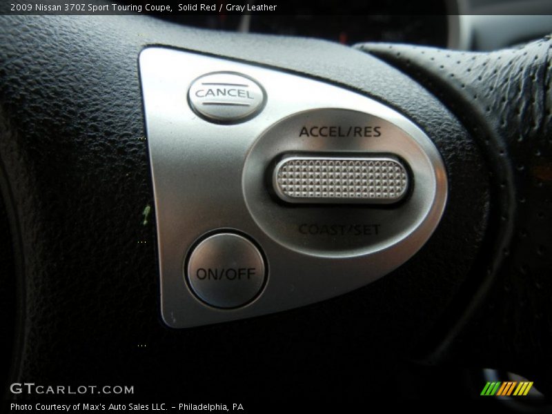 Controls of 2009 370Z Sport Touring Coupe