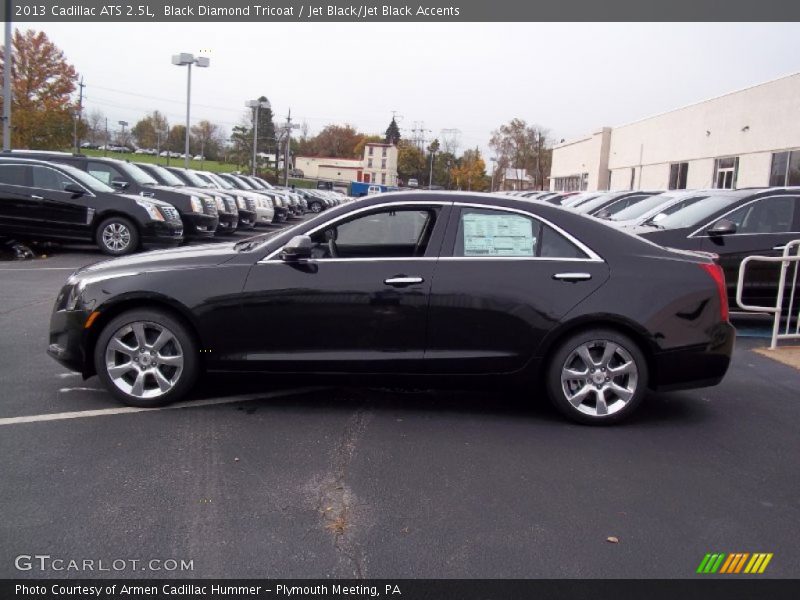 Black Diamond Tricoat / Jet Black/Jet Black Accents 2013 Cadillac ATS 2.5L