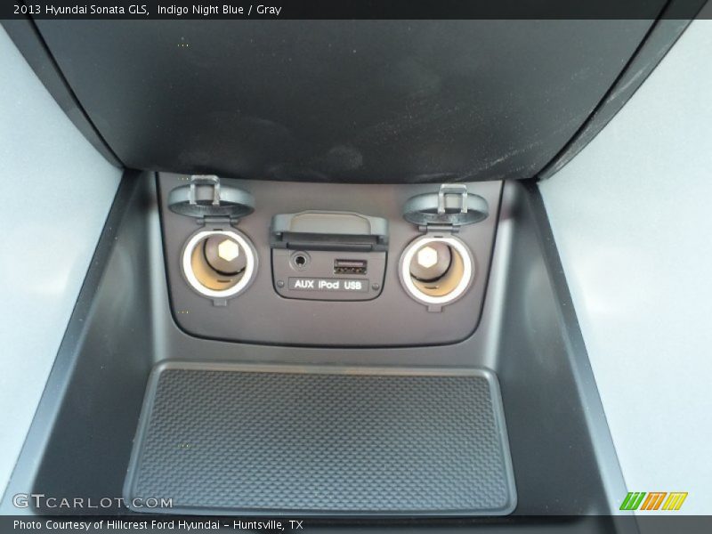 Indigo Night Blue / Gray 2013 Hyundai Sonata GLS