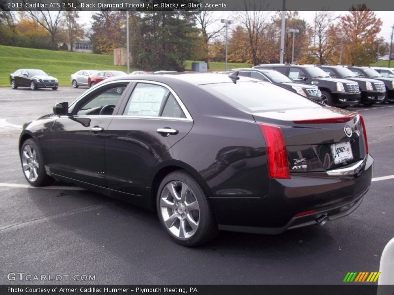 Black Diamond Tricoat / Jet Black/Jet Black Accents 2013 Cadillac ATS 2.5L
