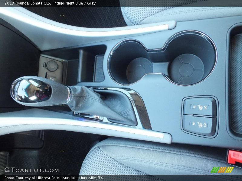 Indigo Night Blue / Gray 2013 Hyundai Sonata GLS
