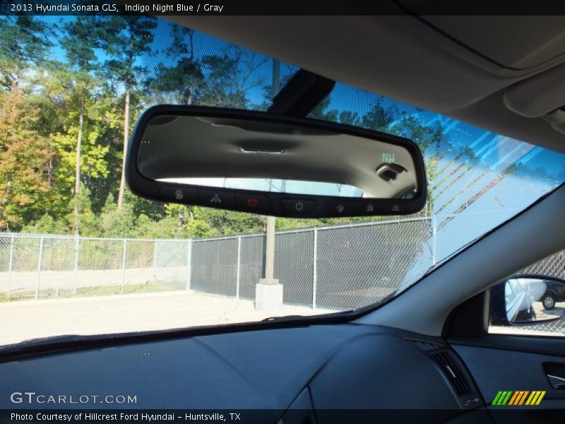 Indigo Night Blue / Gray 2013 Hyundai Sonata GLS
