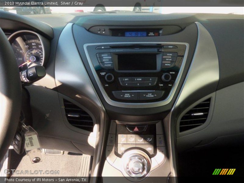 Silver / Gray 2013 Hyundai Elantra Limited