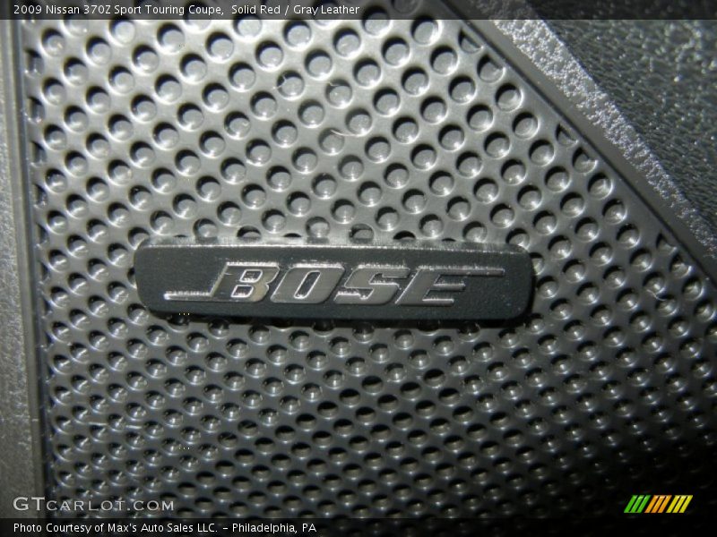 Solid Red / Gray Leather 2009 Nissan 370Z Sport Touring Coupe