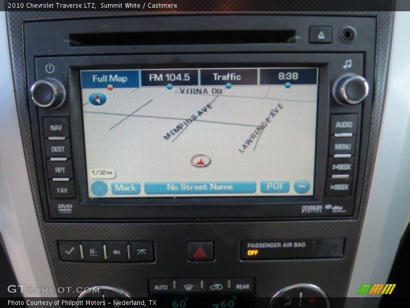 Summit White / Cashmere 2010 Chevrolet Traverse LTZ