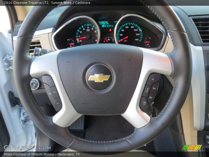Summit White / Cashmere 2010 Chevrolet Traverse LTZ