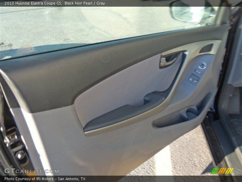 Black Noir Pearl / Gray 2013 Hyundai Elantra Coupe GS