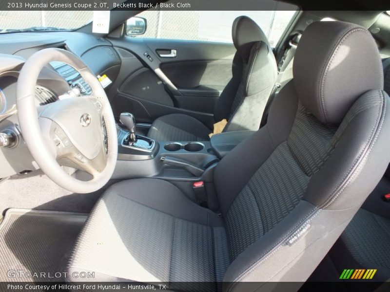 Becketts Black / Black Cloth 2013 Hyundai Genesis Coupe 2.0T