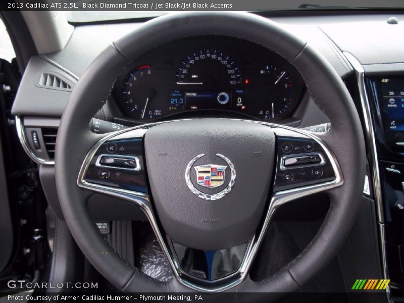 Black Diamond Tricoat / Jet Black/Jet Black Accents 2013 Cadillac ATS 2.5L