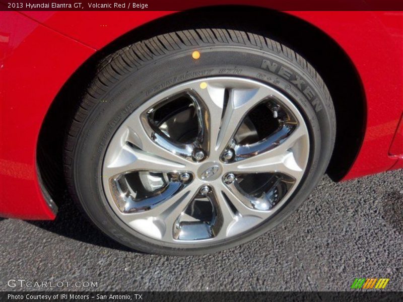 Volcanic Red / Beige 2013 Hyundai Elantra GT