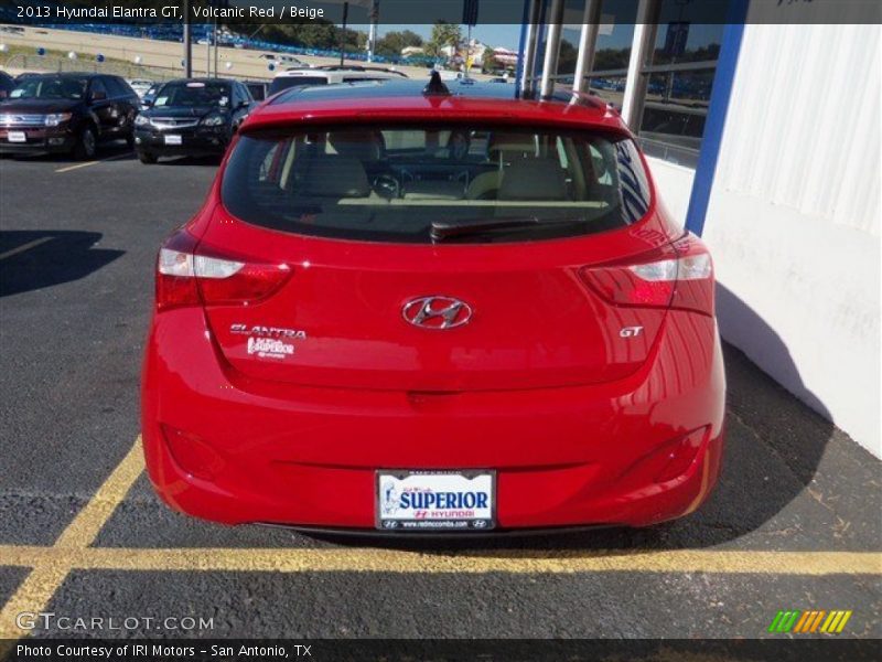 Volcanic Red / Beige 2013 Hyundai Elantra GT