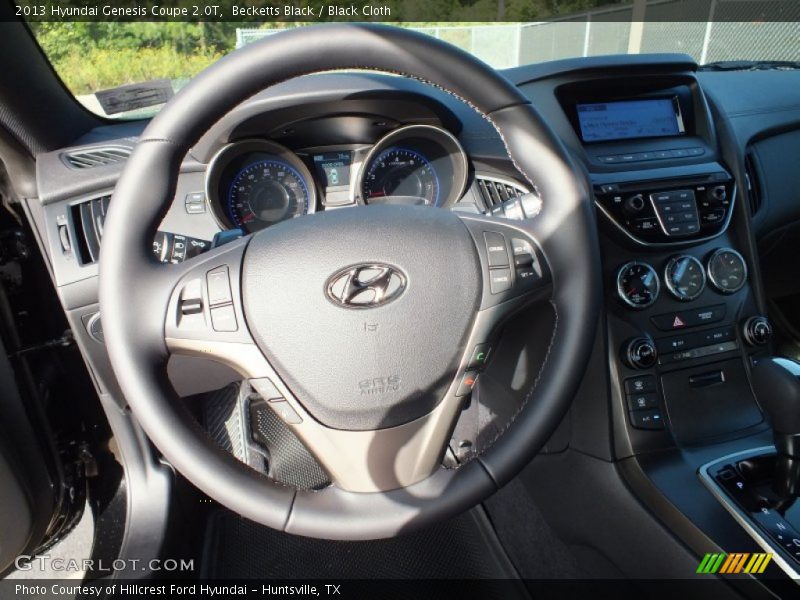 Becketts Black / Black Cloth 2013 Hyundai Genesis Coupe 2.0T