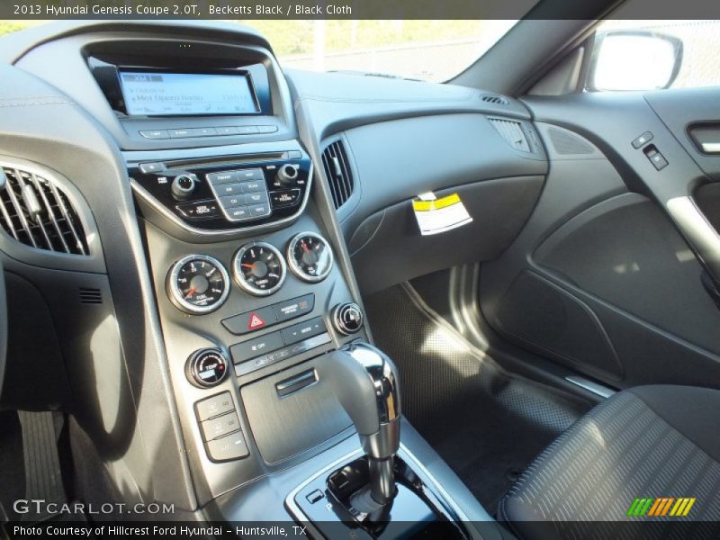  2013 Genesis Coupe 2.0T Black Cloth Interior