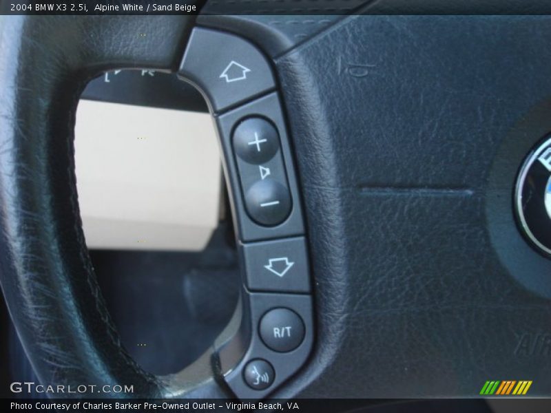 Alpine White / Sand Beige 2004 BMW X3 2.5i