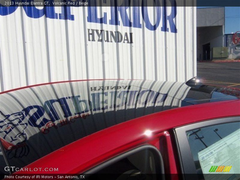 Volcanic Red / Beige 2013 Hyundai Elantra GT