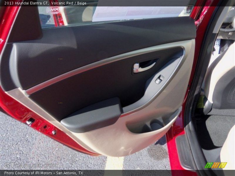 Volcanic Red / Beige 2013 Hyundai Elantra GT