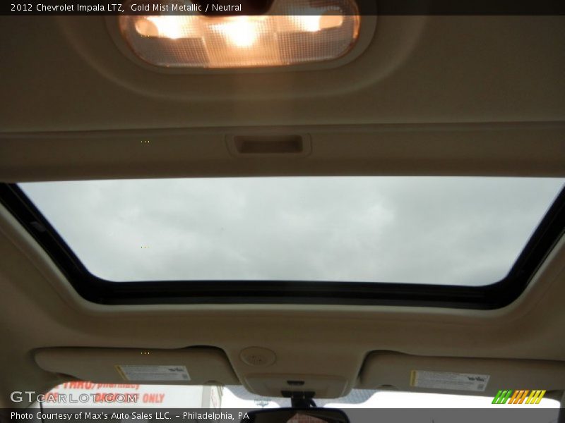 Gold Mist Metallic / Neutral 2012 Chevrolet Impala LTZ