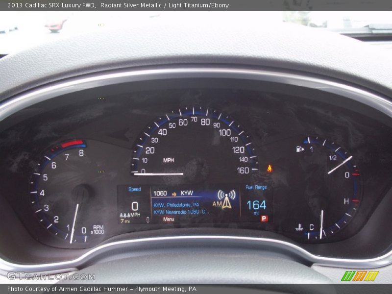 Radiant Silver Metallic / Light Titanium/Ebony 2013 Cadillac SRX Luxury FWD