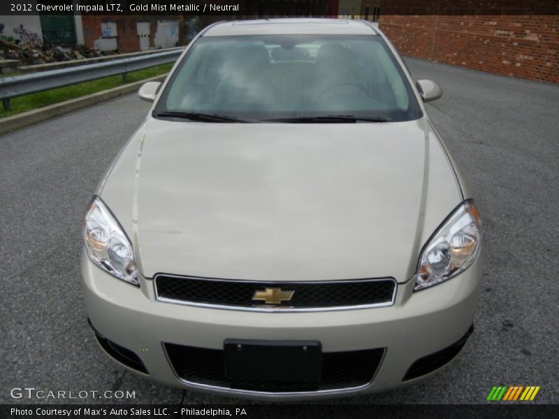Gold Mist Metallic / Neutral 2012 Chevrolet Impala LTZ