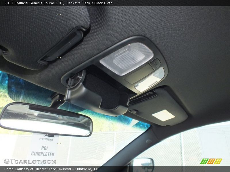 Becketts Black / Black Cloth 2013 Hyundai Genesis Coupe 2.0T