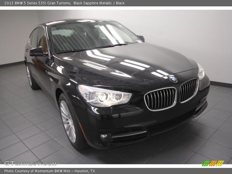Black Sapphire Metallic / Black 2013 BMW 5 Series 535i Gran Turismo