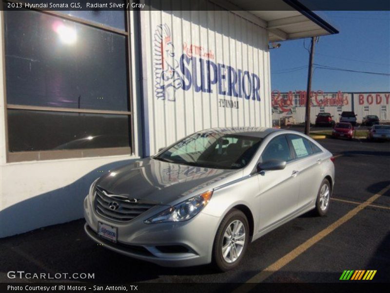 Radiant Silver / Gray 2013 Hyundai Sonata GLS