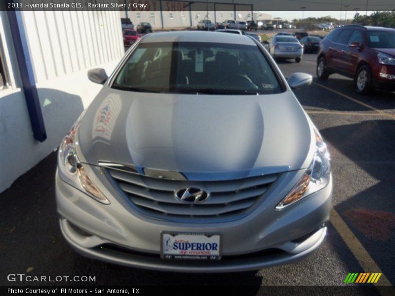 Radiant Silver / Gray 2013 Hyundai Sonata GLS