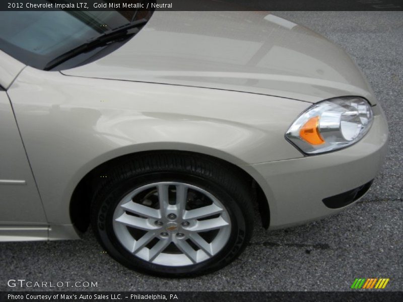Gold Mist Metallic / Neutral 2012 Chevrolet Impala LTZ