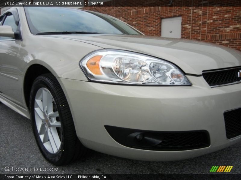 Gold Mist Metallic / Neutral 2012 Chevrolet Impala LTZ