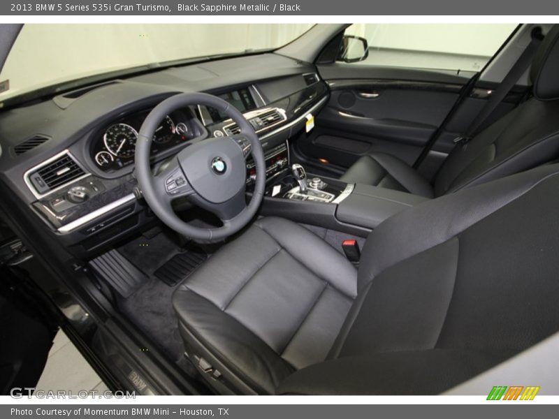 Black Interior - 2013 5 Series 535i Gran Turismo 