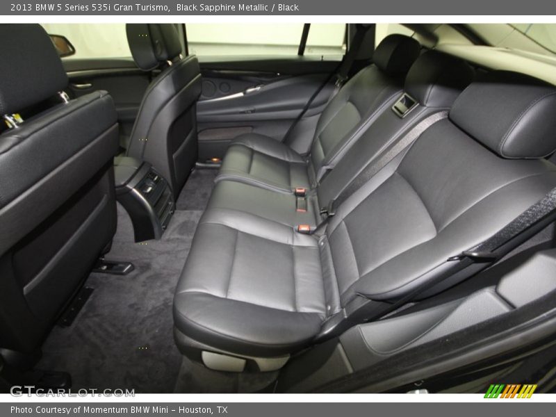 Rear Seat of 2013 5 Series 535i Gran Turismo
