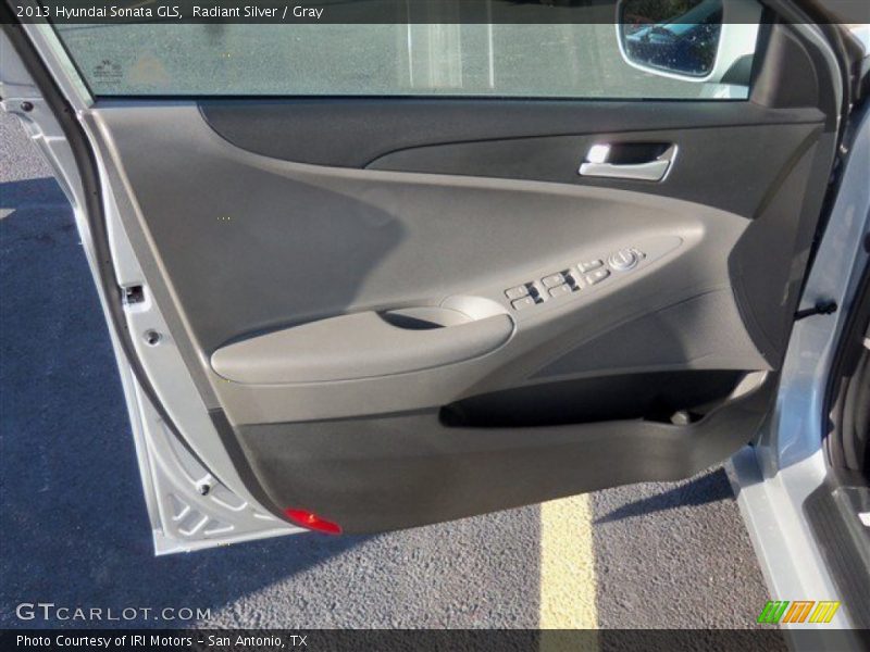 Radiant Silver / Gray 2013 Hyundai Sonata GLS