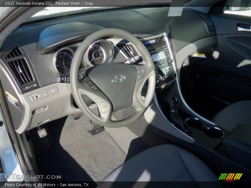 Radiant Silver / Gray 2013 Hyundai Sonata GLS