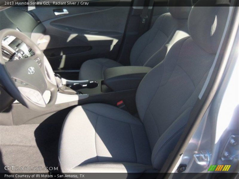 Radiant Silver / Gray 2013 Hyundai Sonata GLS